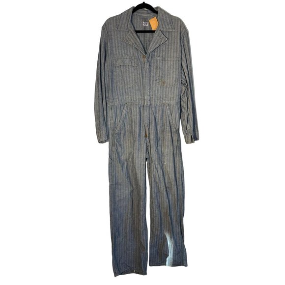 Vintage Dickies Coveralls Herringbone Workwear